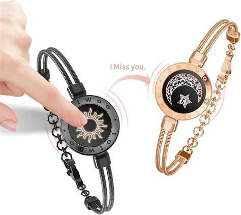 bracelet vibrant couple|touch bracelets long distance relationship.